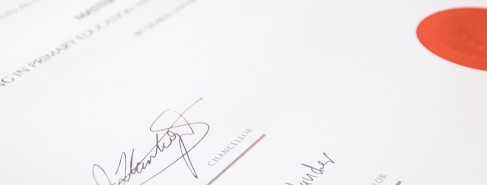 Signed HDL automation training certificate