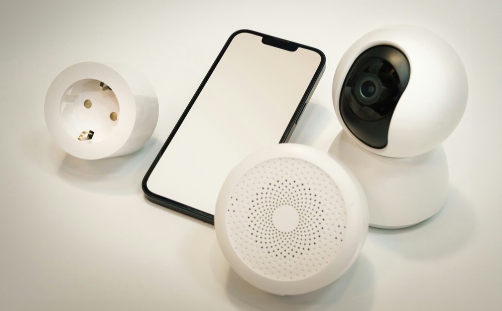Smart home devices controlled from one phone